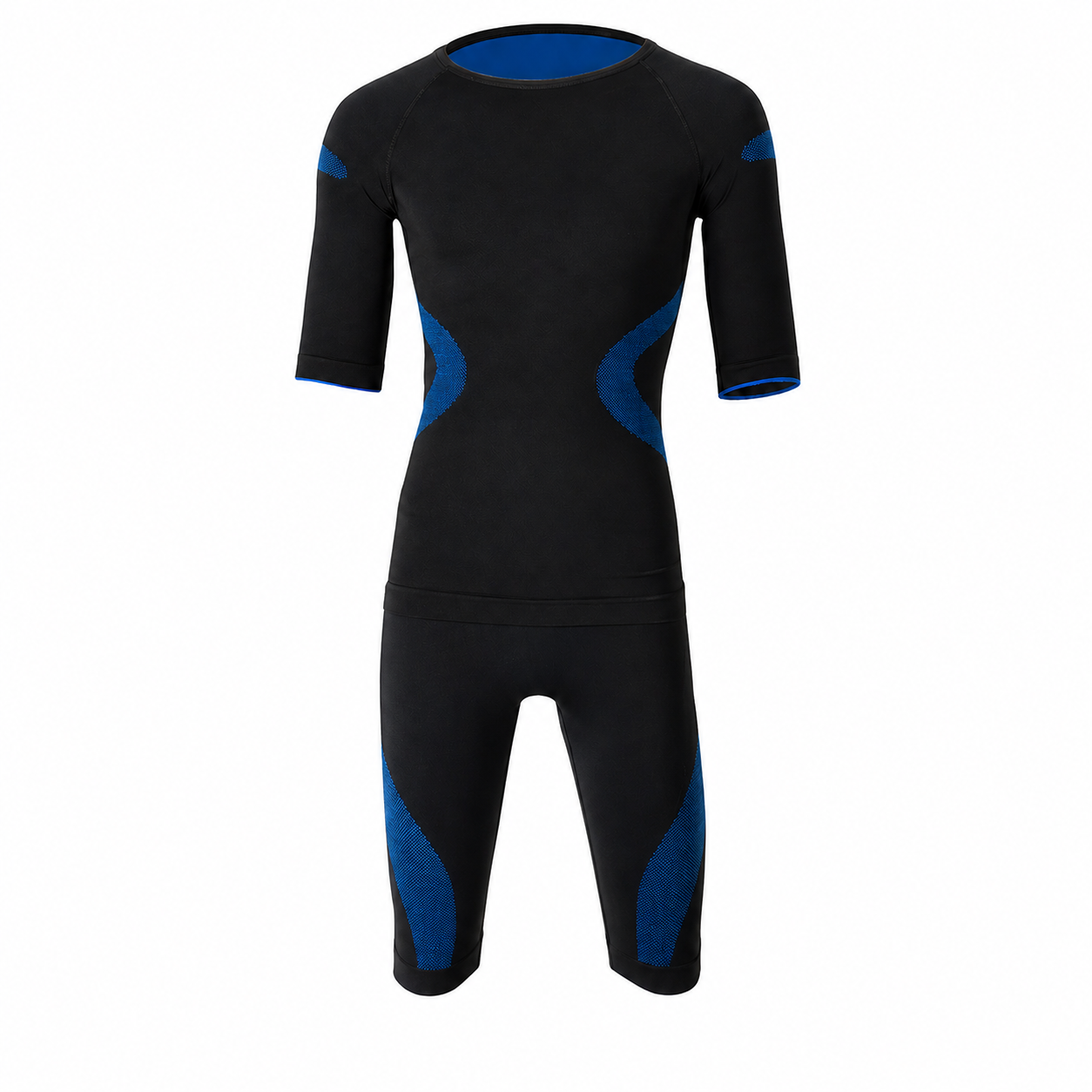 Blue Black EMS Training Underwear Set